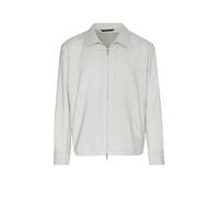 BOSS Relaxed-Fit Jacke aus gemusterter Schurwolle mit Reißverschluss - Style P-Carper-Zip-263F, 50564676 Hellbeige 54