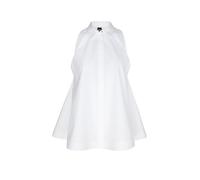 BOSS Relaxed Fit Hemdbluse aus reiner Baumwolle Modell 'BECOLA' in Weiss, Größe 36