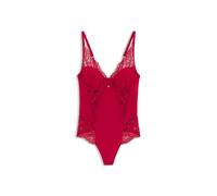BOSS Body mit Spitzen-Details und Double-B-Monogramm-Anhänger - Style BODYSUIT_BLOSSOM, 50556199 Rot M