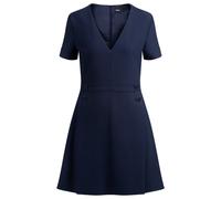BOSS Bodycon-Business-Kleid mit V-Ausschnitt und Ton-in-Ton Knöpfen - Style Dahelga, 50531904 Dunkelblau 36