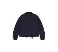 BOSS Bomberjacke mit verstellbarem Saum und wasserabweisendem Finish - Style C_Pirosa, 50540991 Dunkelblau 40