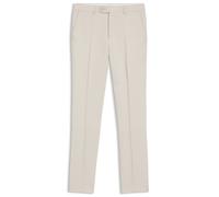 BOSS BOSS BY BECKHAM Fein gemusterte Slim-Fit Hose - Style Suit-Trousers-262_DB, 50563811 Hellgrau 48