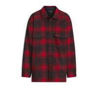BOSS BOSS BY BECKHAM Relaxed-Fit Hemd aus Baumwolle - Style H-CRUZ-K-2P-C3_DB, 50573134 Rot gemustert XXL