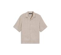 BOSS BOSS BY BECKHAM Relaxed-Fit Hemd aus Leinen - Style H-CESAR-CAMP-SH_DB, 50576512 Beige M