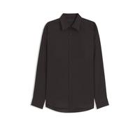 BOSS BOSS BY BECKHAM Relaxed-Fit Hemd aus Leinen - Style H-CRUZ-K_DB, 50576521 Dunkelbraun XXL