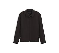 BOSS BOSS BY BECKHAM Relaxed-Fit Jacke aus Leinen - Style Wing-Jacket-262_DB, 50576251 Dunkelbraun 52