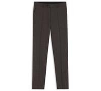 BOSS BOSS BY BECKHAM Slim-Fit Anzughose aus Woll-Mix - Style Suit-Trousers-262_DB, 50563826 Dunkelbraun 48