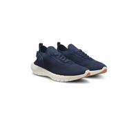 BOSS BOSS-MOTION Sneakers aus Strick mit Leder-Details - Style BOSS-MOTION_Slon_kns, 50563857 Dunkelblau 42