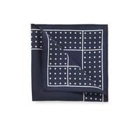 BOSS BOSS ONE Einstecktuch aus Seide mit bedrucktem Muster - Style H-POCKET SQ. ONE, 50566957 Dunkelblau ONESI