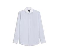 BOSS BOSS ONE Gestreiftes Slim-Fit Hemd aus Baumwoll-Twill - Style H-HANK-SP-B1-C9-263, 50567319 Hellblau gestreift 41