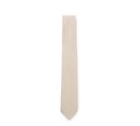 BOSS Krawatte aus Leinen-Seiden-Mix mit Jacquard-Struktur - Style H-TIE CM 7.5 ONE, 50561619 Hellbeige ONESI