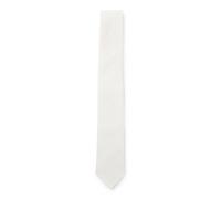 BOSS BOSS ONE Krawatte aus Leinen-Seiden-Mix mit Jacquard-Struktur - Style H-TIE CM 7.5 ONE, 50561619 Weiß ONESI