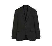 BOSS Regular Fit Sakko schwarz, Einfarbig