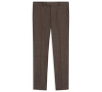 BOSS Slim-Fit Anzughose aus Wolle, Seide und Leinen - Style H-Genius-B1-262, 50562605 Dunkelbraun 54