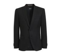 Huge Slim Fit Wool Blazer Black Schwarz 50
