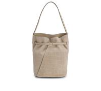 BOSS BOSS Revers Bucket Bag aus bedrucktem Veloursleder mit Gürteldetail - Style BOSS REVERS BUCK._CS, 50574024 Hellbeige ONESI