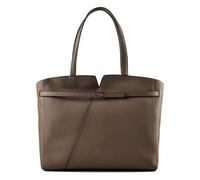 Boss Boss Revers Shopper Tasche Leder 37 cm Laptopfach braun