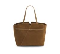 BOSS BOSS Revers Tote Bag aus Veloursleder mit Gürtel-Detail - Style BOSS REVERS TOTE SU, 50567595 Beige ONESI