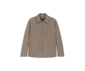BOSS BOSS x ASTON MARTIN Jacke aus Woll-Mix - Style H-Carlston_AM, 50553643 Hellbraun 52