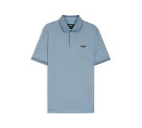 BOSS BOSS x ASTON MARTIN Poloshirt aus Wolle-Baumwoll-Piqué - Style C-Prout 242_AM, 50553789 Hellblau S