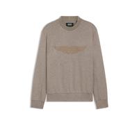 BOSS BOSS x ASTON MARTIN Sweatshirt mit Flügel-Detail - Style C-Soleri 242_AM, 50554525 Hellbraun XL