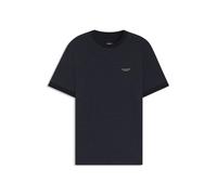 BOSS BOSS x ASTON MARTIN T-Shirt aus Wolle-Baumwoll-Jacquard - Style C-Thompson 242_AM, 50553812 Dunkelblau XL