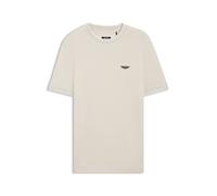 BOSS BOSS x ASTON MARTIN T-Shirt aus Wolle-Baumwoll-Jacquard - Style C-Thompson 242_AM, 50553812 Natur L