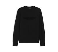BOSS BOSS x ASTON MARTIN Woll-Pullover mit Logo-Stickerei - Style L-Electrico_2_AM, 50550030 Schwarz XXL