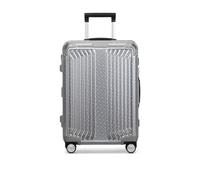 BOSS BOSS x Samsonite Handgepäcktrolley aus silberfarbenem Aluminium 55 cm - Style SPINNER 55/20 ALUMINIUM MONOGRAM, 58448864 Silber ONESI