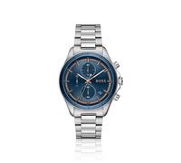 BOSS BOSSLETIC Uhr aus Edelstahl mit blauem Zifferblatt - Style BOSSLETIC, 58858218 Silberfarben ONESI