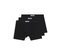 Hugo Boss Boxershorts Boss One 10272529 3er-Pack Stretch-Baumwolle Schwarz 4XL