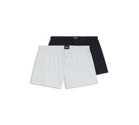 BOSS Boxershorts aus Stretch-Baumwolle im Zweierpack - Style 2P Jersey Boxer, 50544380 Dunkelblau / Hellblau L