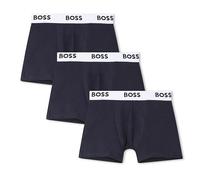 BOSS Boxershorts für Jungen, 3er-Set, Frachtblau, 4 Jahre