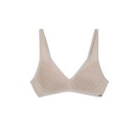 BOSS Bralette aus super softer Spitze mit goldener Plakette - Style PADDED SOFT_B LACE, 50566474 Hellbeige M