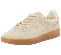 BOSS Sneakers aus Veloursleder mit Gummisohlen - Style Brenta_Tenn_fullsd, 50536645 Hellbeige 40