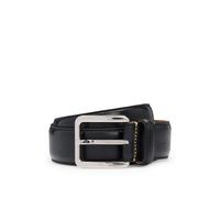 BOSS Business-Gürtel aus italienischem Leder mit Messing-Schließe - Style Lars-St_Sz35, 50522757 Schwarz 95