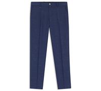 BOSS Business-Hose aus filigran gemustertem Stretch-Gewebe - Style C-Genius-252, 50540717 Dunkelblau 48