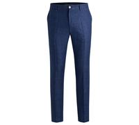 BOSS Business-Hose aus filigran gemustertem Stretch-Gewebe - Style C-Genius-252, 50540717 Dunkelblau 98