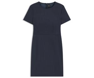 BOSS Business-Kleid aus melierter Schurwolle - Style Dunera, 50555451 Dunkelblau 42