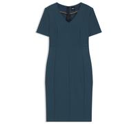 BOSS Business-Kleid mit V-Ausschnitt und Nahtdetails - Style Damaisa, 50490044 Blau 38