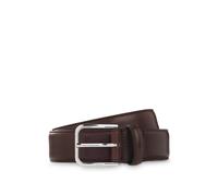 BOSS Business-Ledergürtel mit polierter silberner Schließe - Style Madison-B1_VLSt_Sz35, 50558700 Dunkelbraun 85