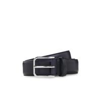 BOSS Business-Ledergürtel mit polierter silberner Schließe - Style Madison-B1_VLSt_Sz35, 50558700 Dunkelblau 85