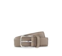 BOSS Business-Ledergürtel mit polierter silberner Schließe - Style Madison-B1_VLSt_Sz35, 50558700 Hellbraun 80