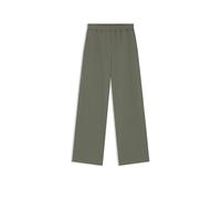 BOSS Relaxed-Fit Hose aus antistatischem japanischem Krepp - Style Tianah, 50565810 Dunkelgrün 42