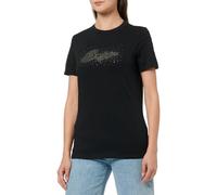 T-Shirt BOSS ORANGE "Elogo Print19 Premium Damenmode", Damen, Gr. S (36), schwarz 001, Single Jersey, Obermaterial: 100% Baumwolle, unifarben, normal, Rundhals, Shirts T-Shirt, mit Rundhals (35581515-