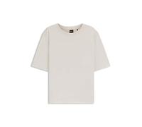BOSS Oversized T-Shirt aus Baumwoll-Jersey mit Schaumdruck-Logo - Style C_Enis_Small_Logo, 50523256 Natur L