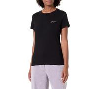 T-Shirt BOSS ORANGE "Esogo Premium Damenmode", Damen, Gr. S (36), schwarz 001, Single Jersey, Obermaterial: 100% Baumwolle, unifarben, regular fit, Rundhals, abgesteppte Kante, Shirts T-Shirt, mit Run