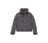 BOSS Steppjacke mit Reißverschluss aus schimmerndem Gewebe - Style C_Padilena, 50548035 Dunkellila 34