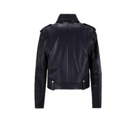 BOSS Jacke aus genarbtem Leder mit silberfarbenen Details - Style C_Sandy, 50541769 Schwarz 40