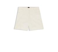 BOSS Shorts aus Stretch-Baumwolle mit umgeschlagenen Säumen - Style C_Tanessa-D, 50556391 Weiß 42